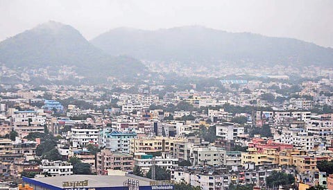 Smog covered Vijayawada (File photo| Prasant Madugula)