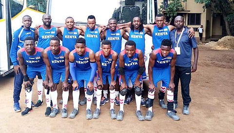 The Kenyan Roll Ball team (Twitter Photo)