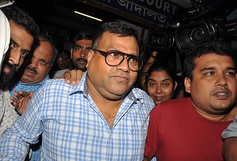 IPS officer SMH Mirza comes out after being produced by the CBI Central Bureau of Investigation officials in connection with Narada Sting operation case in Kolkata. (File Photo | PTI)