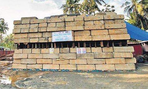 Load test being done to validate  safe pile capacity at Petta Jn