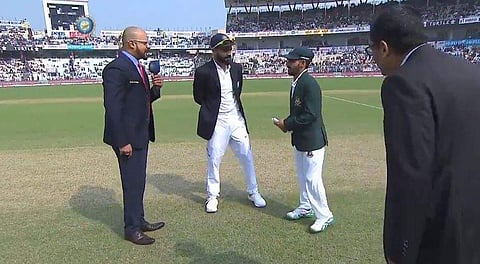 Bangladesh will bat first at Eden Gardens (BCCI Twitter screen grab)