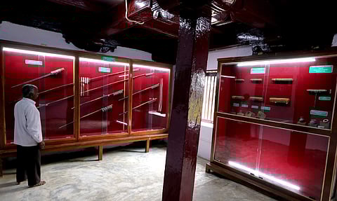 An image of the 'Tipu rockets.'