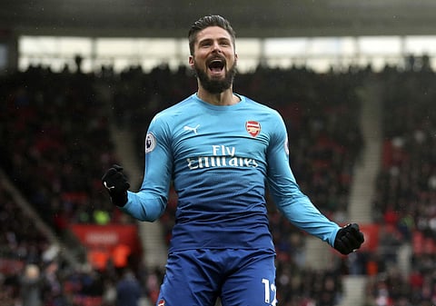 Oliver Giroud was fantastic at Arsenal before switching to Chelsea in 2018 (File Photo | AP)