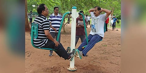 Open gym, park come up at Guntur Railway Colony in Andhra Pradesh