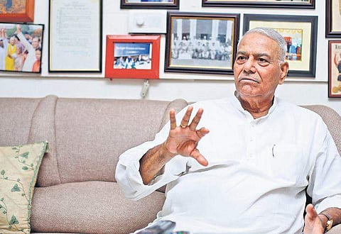 Former Union Finance Minister Yashwant Sinha