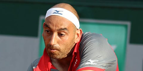 Indian tennis star Purav Raja