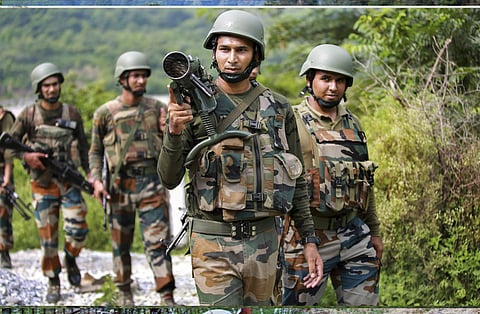 Image of Indian Army used for representational purpose (Photo | PTI)