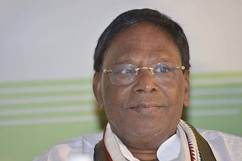 Puducherry CM V. Narayanasamy. (Photo| PTI)