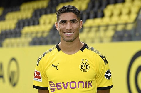 Dortmund's Moroccan defender Achraf Hakimi. (Photo | AFP)