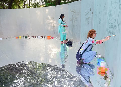 An installation by Song Dong, an artist from China, on display  during 2018 Biennale. (File Photo | Albin Mathew, EPS)