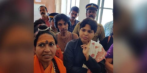 Bhoomatha Brigade founder Trupti Desai. ( Photo | EPS)