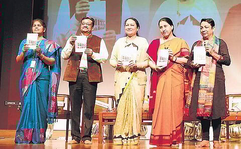 Book launch of Arrahnaama at KhiltaBachpan-Khilta Bharat organised by CCRT. (Photo | EPS)