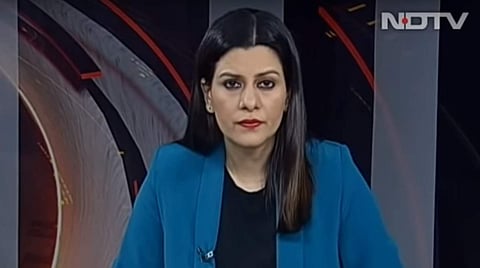 IPI said the expose of the hypocrisy across the political spectrum 'represented excellence in journalism', anchored by senior journalist Nidhi Razdan. (Photo | Youtube screengrab/NDTV)