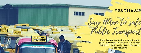 The 'Safe Gaadi' trainings are being delivered with the help of an NGO - Manas Foundation. (Photo | Twitter)