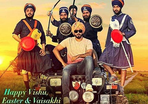 Happy Sardar Film poster (Photo | Kalidas Jayaram, Instagram)