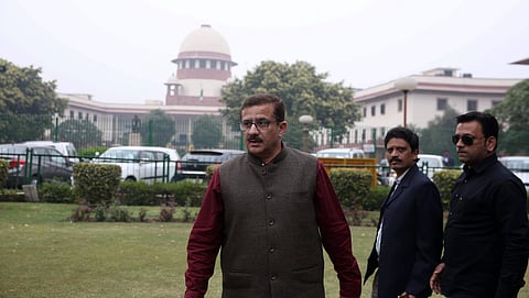 Shia Waqf Board Chairman Waseem Rizvi at Supreme Court (File Photo | Shekhar Yadav, EPS)