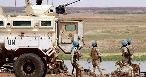 Senegalese soldiers on a UN peacekeeping mission in Mali. (Photo | File, AFP)