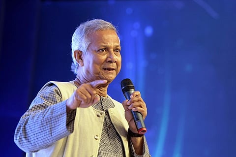 Bangladeshi Nobel Laureate Muhammad Yunus (Photo |AP)
