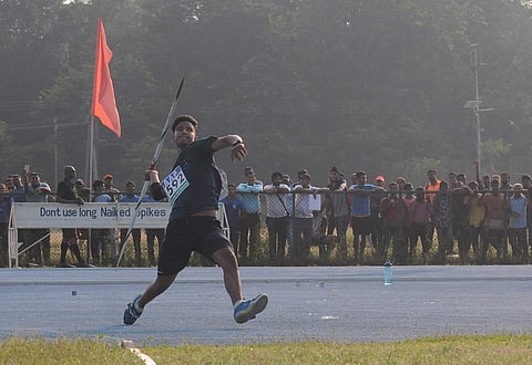 The championship, organised by the Sports Authority of Andhra Pradesh (SAAP) witnessed a huge participation on the very first day itself. (Photo | Prasant Madugula, EPS)