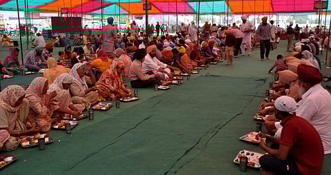 A langar site in Sultanpur Lodhi. (Photo | Express)