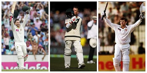 Warner is the first player since India's Karun Nair made 303 not out in 2016 against England to reach the magical mark and he joins an elite club, including Azhar Ali who is captaining Pakistan in the current series. (Photos | AFP)