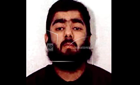 This undated photo provided by West Midlands Police shows Usman Khan. UK counterterrorism police are searching for clues into an attack that left two people dead and three injured near London Bridge. (Photo | AP)