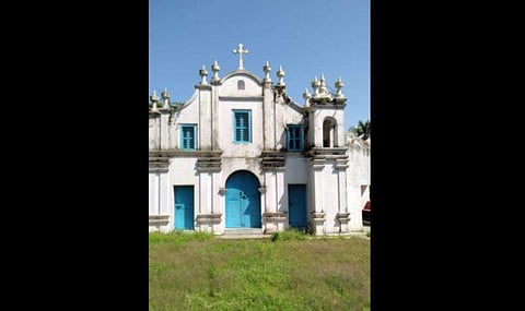 Church located at Anjediva  Island near Karwar.