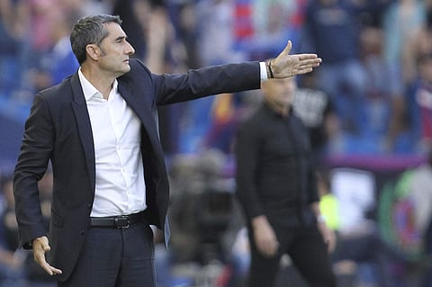 Barcelona's head coach Ernesto Valverde. (Photo | AP)