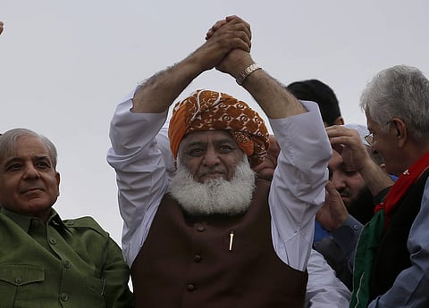 Radical cleric Maulana Fazlur Rehman. (Photo| AP)