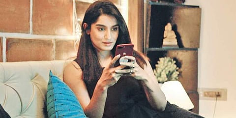 Actress Krishi Thapanda