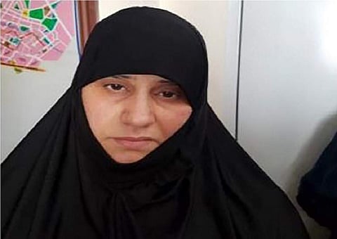Asma Fawzi Muhammad Al-Qubaysi, believed to be the first wife of slain Islamic State leader Abu Bakr al-Baghdadi (Photo| AFP)