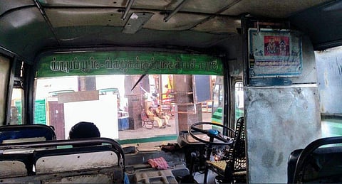 Thirukkural couplet has been removed in many govt buses operated by TNSTC (Villupuram). (Photo | EPS, B Anbuselvan )