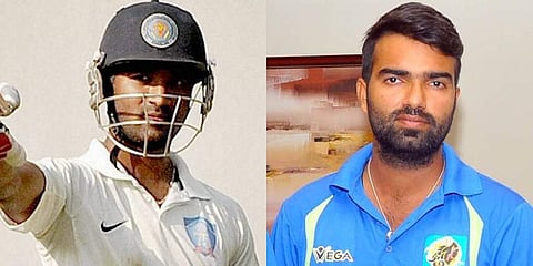 Karnataka Premier League cricketers CM Gautam and Abrar Kazi (Photo | EPS and PTI)