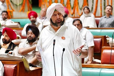 Punjab CM Amarinder Singh (Photo| Twitter/ @capt_amarinder)