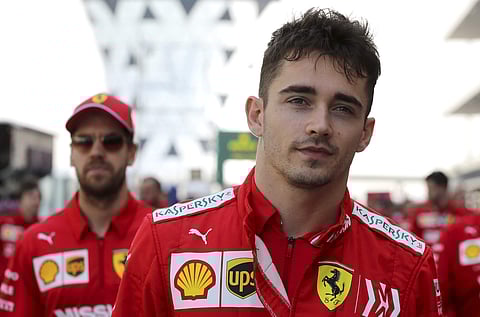 Ferrari driver Charles Leclerc of Monaco. (Photo | AP)