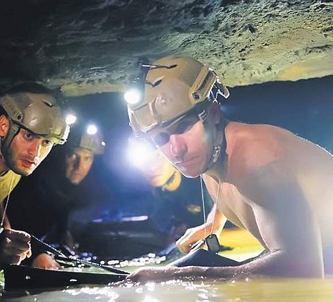 A still from ‘The Cave’