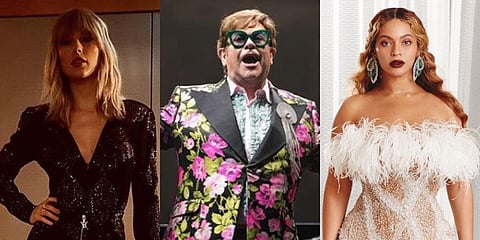 Taylor Swift, Beyonce and Elton John .(Photo | Instagram)