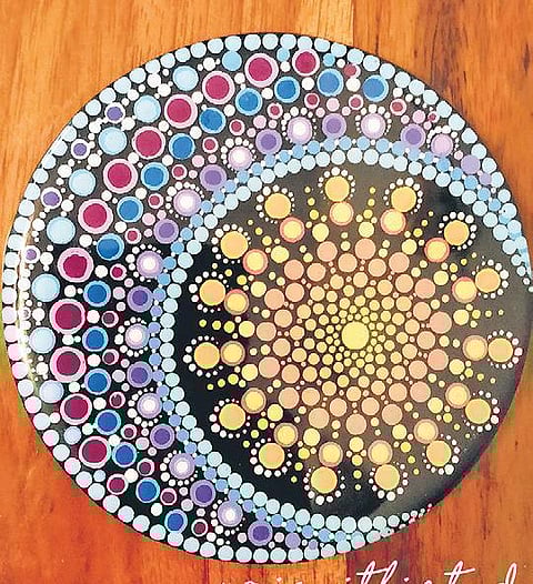 Dotted with designs