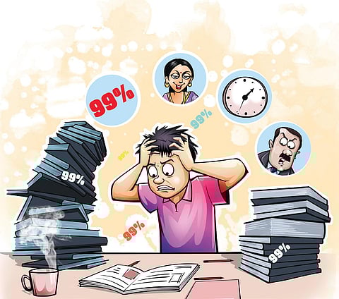 Power through exam pressure