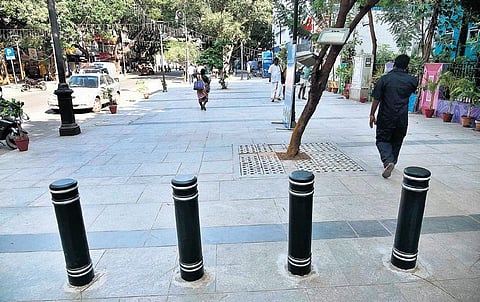 The streach of Pedestrian Plaza at Pondy Bazar, T Nagar, in Chennai | P jawahar