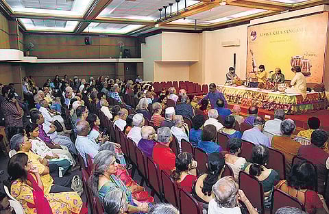 The event was hosted by Viswa Kala Sangama  R Satish Babu