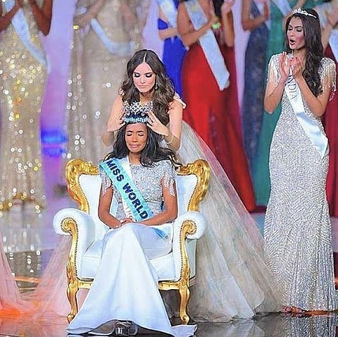 Toni-Ann Singh was crowned Miss World 2019, India's Suman Rao (R) was the second runner-up. (Photo | Instagram)