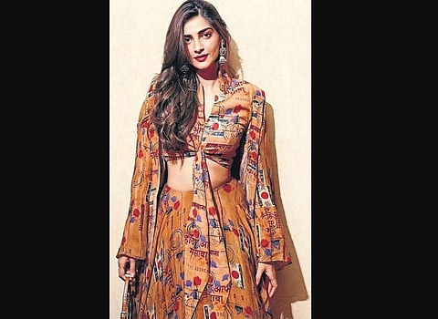 Sonam Kapoor wears one of the designs from the collection