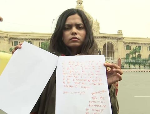 International shooter Vartika Singh. (Photo | ANI)