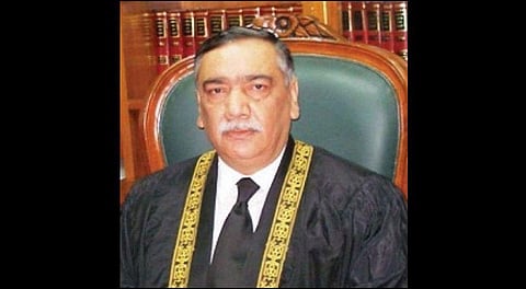 Chief Justice of Pakistan Asif Saeed Khosa (Photo | Twitter)