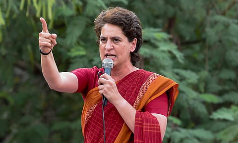 Congress general secretary Priyanka Gandhi (Photo | PTI)