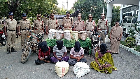 Police arrested liquor making persons in Ananthapur district on Sunday| Express