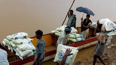 Volunteers oversee supply of quality rice at the doorstep of the beneficiaries as part of a pilot project in Srikakulam district| Express