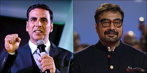 (Left) Akshay Kumar and (right) Anurag Kashyap (Photos | PTI)