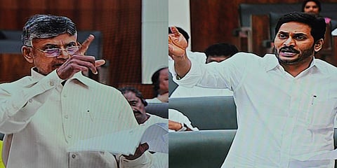 Andhra Pradesh Assembly Speaker Tammineni Sitaram has disqualified eight sitting MLAs -- four each from the ruling YSR Congress and the opposition Telugu Desam party.